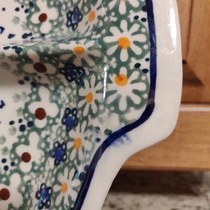 Manufaktura Polish Pottery Divided Dish